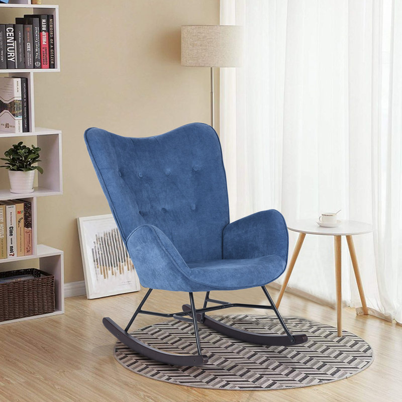 Rocking Chair Cresson, Blue