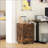 Cabinets, 3-Drawer Under Desk Storage with Removable Tray &amp; Wheels, Home Office Printer Stand | Rustic Brown | Particle Board-938618178