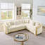 Canapé modulaire en L Chesterfield-123031311