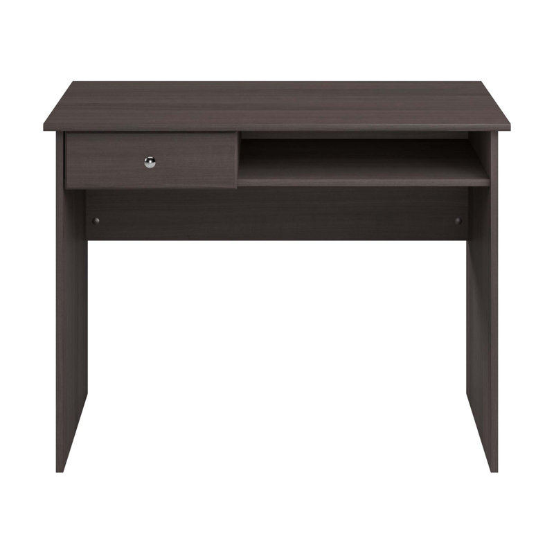Burham 40" W Rectangle Small Space Writing Desk, Heather Gray