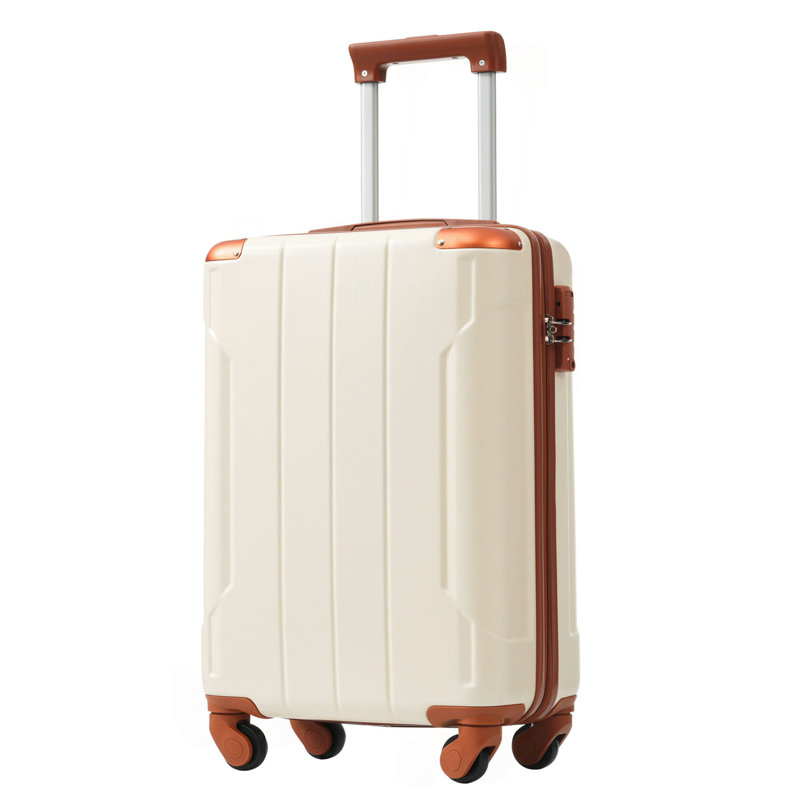 Ensemble de bagage à main 20 pièces 3 pièces avec roulettes, valise légère en ABS rigide pour les escapades à Weedend