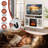 Ripley 48'' W Storage Credenza with Electric Fireplace Included-921017061