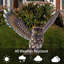 Sculptures et statues de hibou de jardin, sculpture d'art en métal pour jardin-1852561891