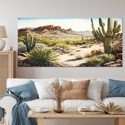 Arizona Desert V - art mural occidental