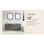Ensemble de meuble-lavabo sur pied 36 po avec plateau en marbre et miroir assortis Ravenna-109234204