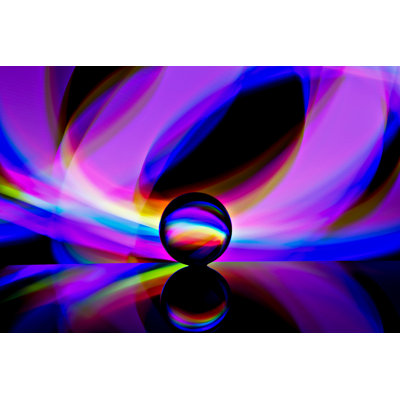 " Light Behind A Glass Ball "