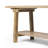 Larisa Frony Console Table-Distressed Light Oak