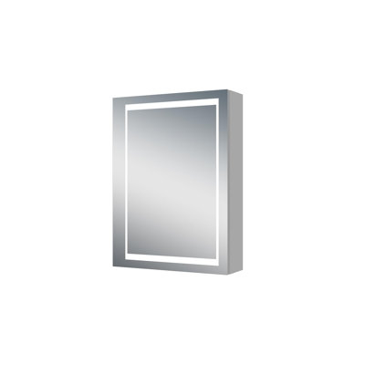 Kah Flat Wall Mirror with Shelves