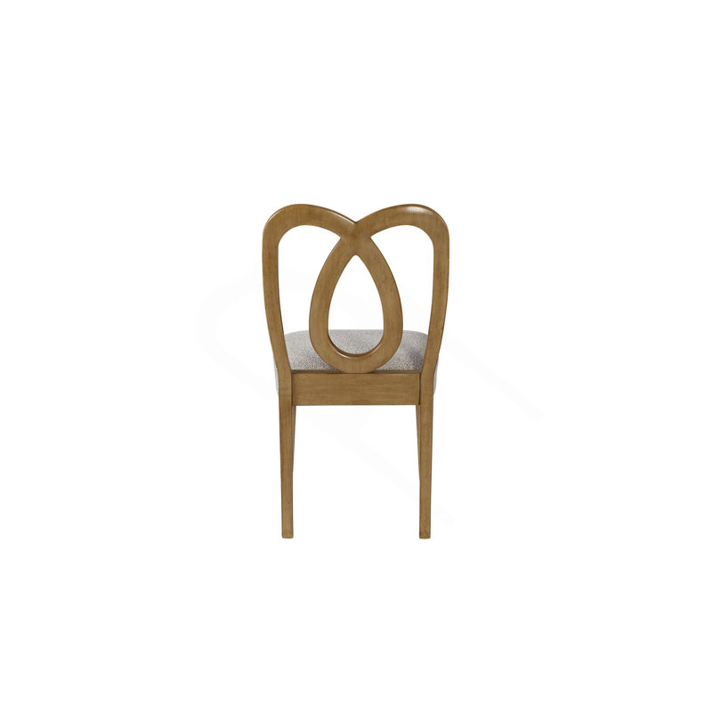 Chaise à dossier sculpté (ensemble de 2)