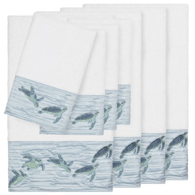 Mia 8 Piece Turkish Cotton Towel Set