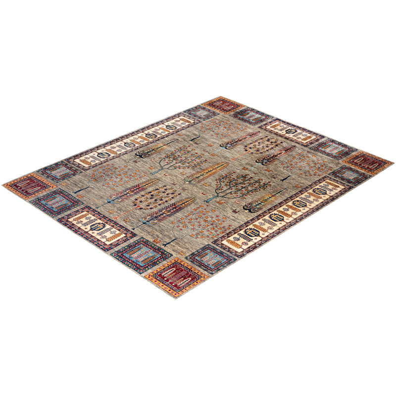 One-of-a-Kind Rectangle 8'4" X 10'4" Hand Knotted Area Rug