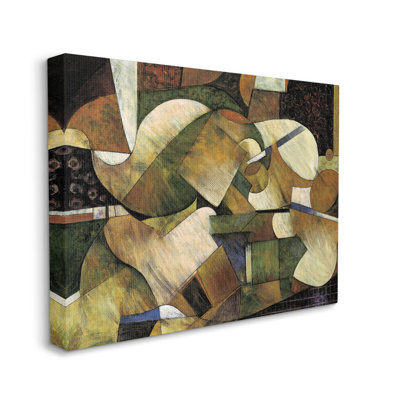 «Layered Shapes Cubism Arrangement», art mural par Jonathan Parsons