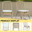 Ensemble de 2 chaises d'extérieur en rotin avec dossier à pétales, coussins inclus, capacité de 400 lb-705003252-705003250