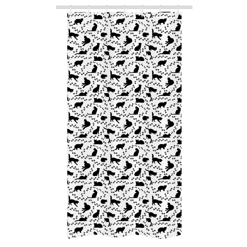 Roermond Shower Curtain with Hooks Included, 72" H x 36" W