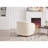 30.71" Swivel Barrel Chair with Teddy Upholstery-1631798097