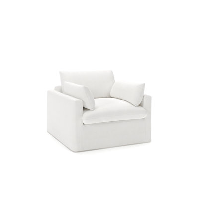 Luna Slipcovered Chair and a Half
