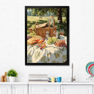 Food Picnics Tranquil Retreat I - Food & Beverage Canvas Wall Art