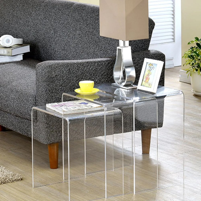 Ensemble de table cascade d'eau, Clear