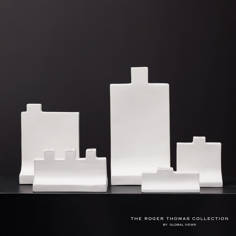 Icon Vase-Matte White-Med