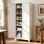 Armoire de cuisine 75 po en métal avec 5 tablettes réglables, capacité de 180 lb, rangement autoportant pour la cuisine et la salle à manger-619828875