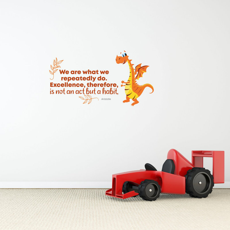Text & Numbers Wall Decal, 20" H x 40" W