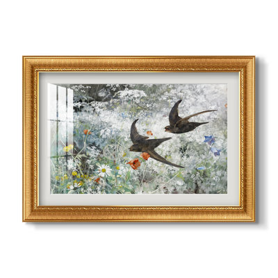 Common Swifts, 1886-Bruno Liljefors-Custom Framed Print