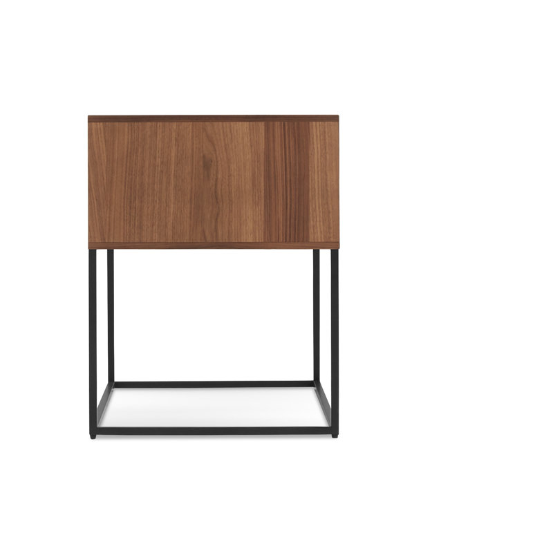 Rule 1 - Drawer Nightstand, Black/Walnut