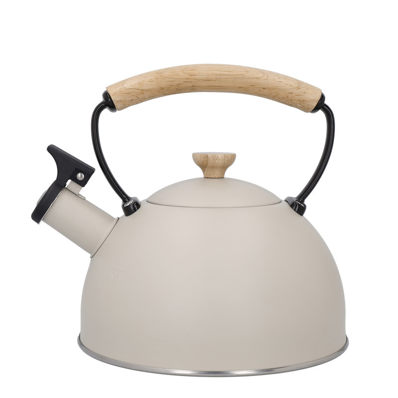 La Cafetière 1.6L Whistling Stovetop Tea Kettle, Latte