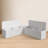 L-shape Storage Bench With Cushioned Seating, For Dining Room, Kitchen, Entryway-1329092087