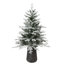 Sapin de Noël illuminé 4 pi avec sapin Fraser