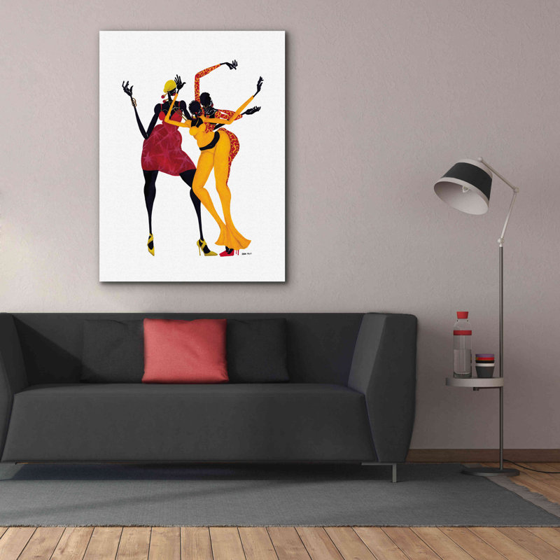«Mamas Love Mambo» par Shan Kelly, art mural sur toile, H 54 po x l 40 po x P 1,5 po