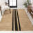 Olivier Rustic Beach House Wide Ticking Stripe Jute Natural/Black Rug-1697083771
