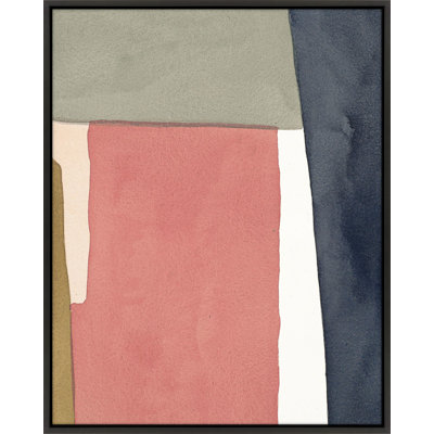 Warm Pink And Indigo by Julia Balfour