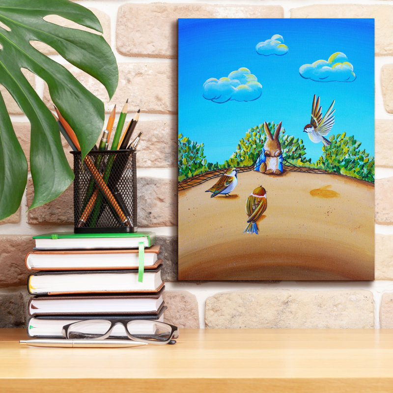 "Peter Rabbit 7" par Cindy Thornton, H 16 po x l 12 po x P 0,75 po