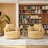 42.1" Wide Slipcovered Swivel Barrel Chair-1954448353