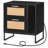 Bennye 21.65'' W Nightstand with Storage and Built-In Outlets,Rattan  Nightstand