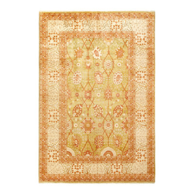 Classic One-of-a-Kind 6' 3" X 9' 4" Hand Knotted Area Rug