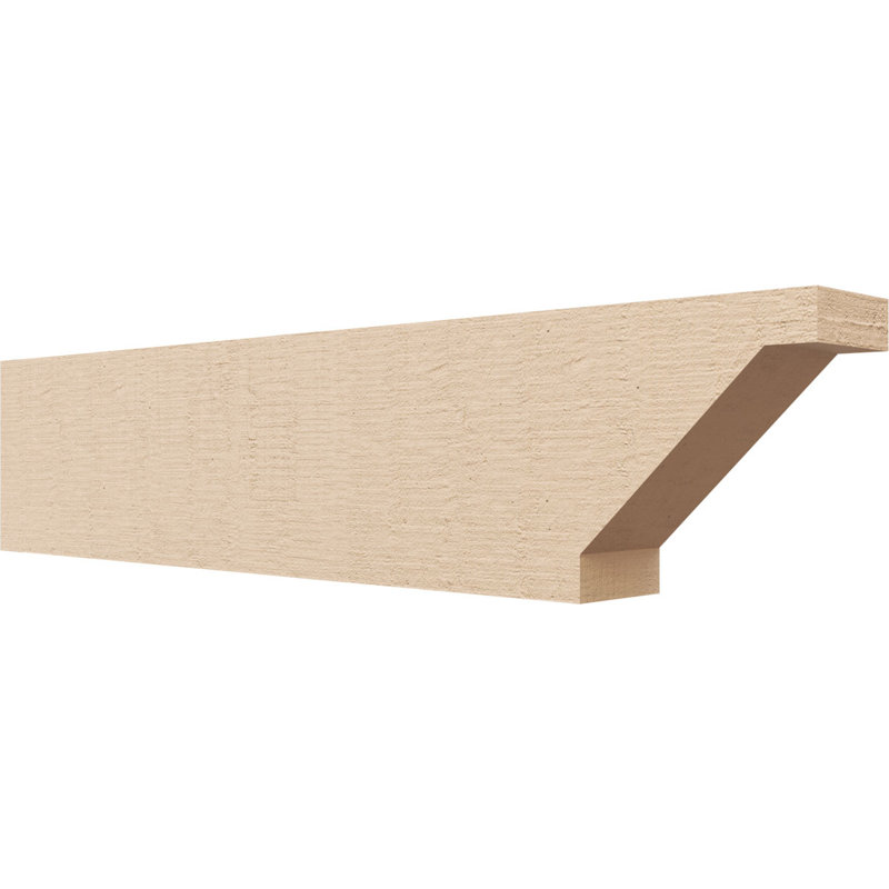 Burlington Woodgrain TimberThane Ra partier queue, brun clair apprêté, H 8 po x l 36 po x P 4 po