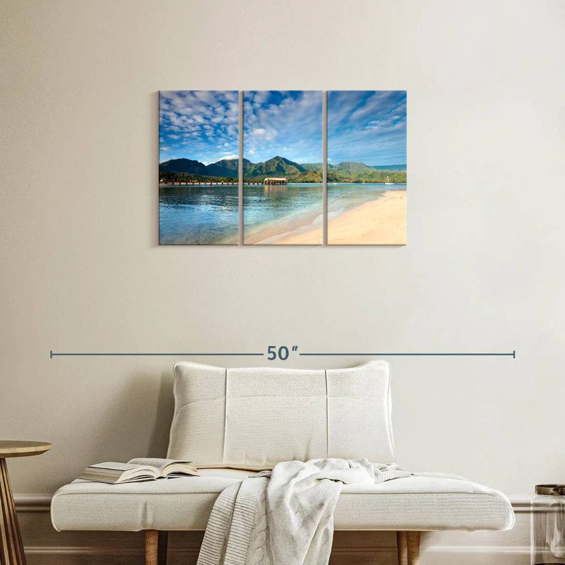 Gillard Heavenly Bay Hanalei, H 20 po x l 33 po