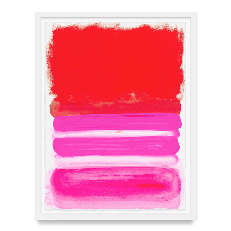 Be Vibrant By Kristi Kohut, White Wood, 48" H x 36" W