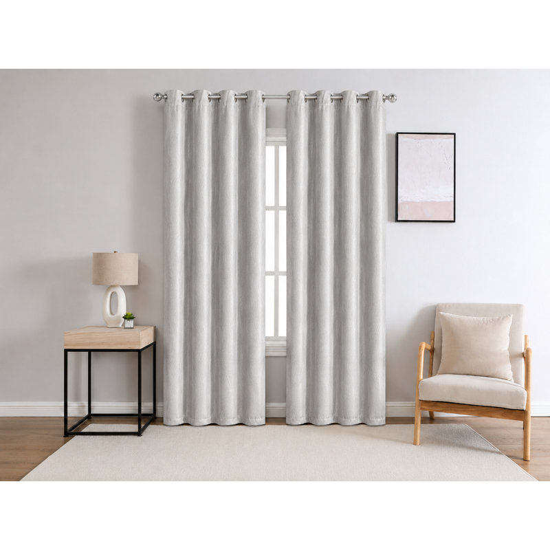 Rideau occultant en polyester Aaban, Or, L 54 po x L 95 po