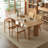 Burlywood Rectangular Solid Wood Butterfly Leaf  Dining Table-107659972
