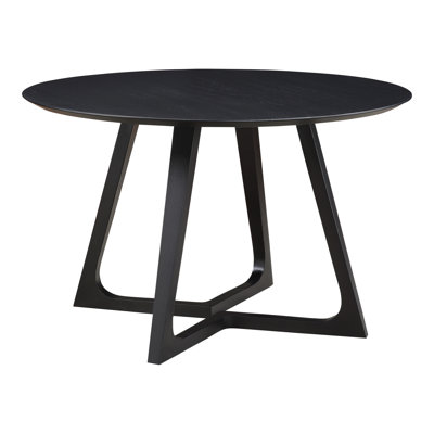 Table de salle à manger en bois massif 47 po Fischer