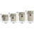 Glass Canister - Set of 4-1357341698