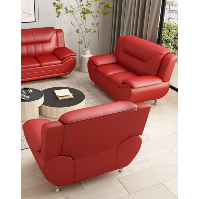 Middle Village 2 - Piece Faux Leather Living Room Set