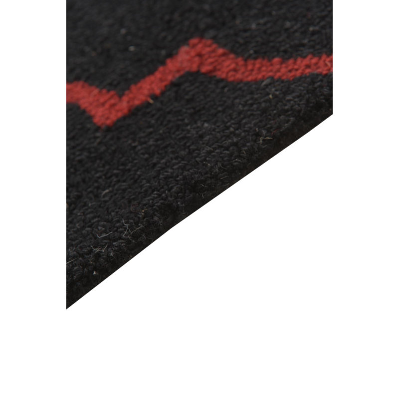 Tapis noir Otto