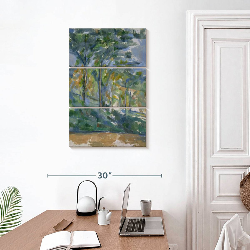 Paysage Harnek 1900, H 32 po x l 20 po