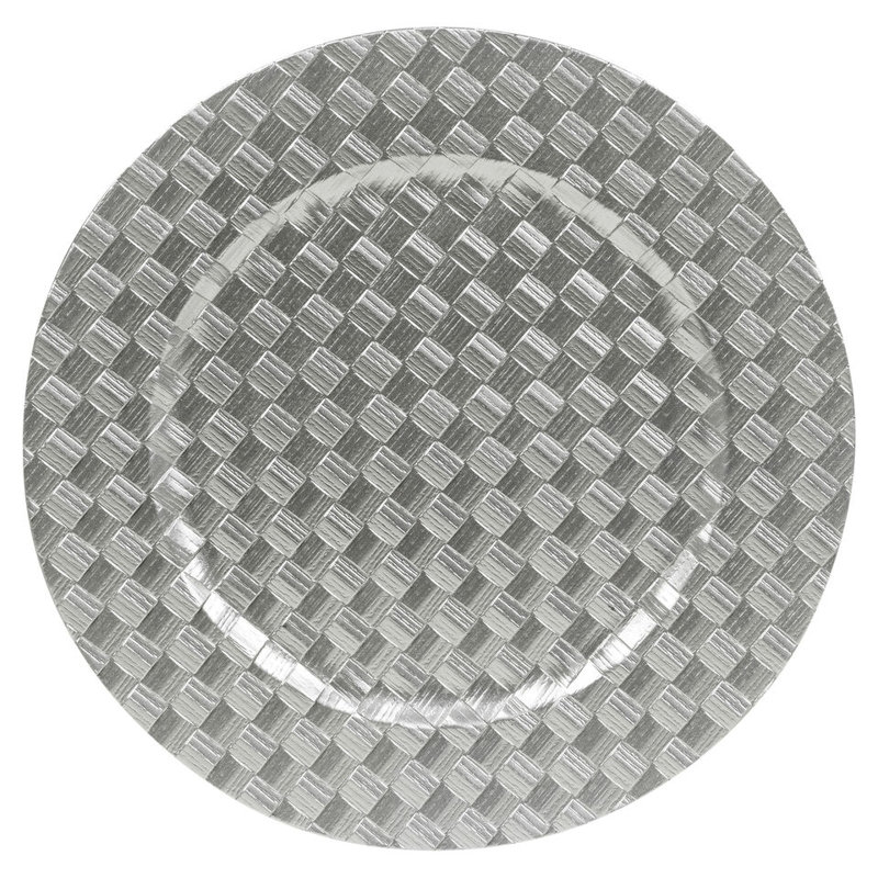 Akhirah Plastic / Acrylic Charger, Silver