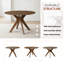 Table de salle à manger Xavion Mid-Century-103260422