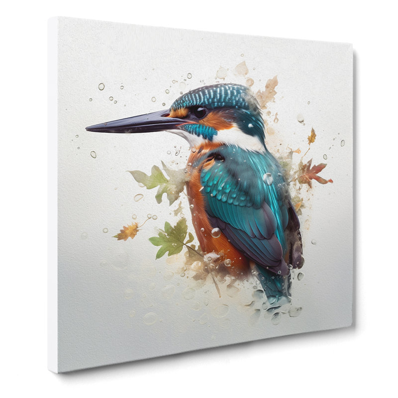 Kingfisher Double Exposure No.1 - Wrapped Canvas